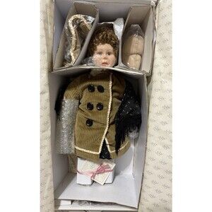 Vintage Lenox Porcelain Doll 1991 Ellis Island Collection 16" Doll Megan
